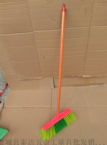 专业清洁利器 厂家直销软毛塑料扫把，斜头五排设计高效清洁